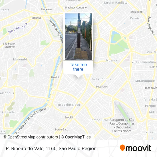 R. Ribeiro do Vale, 1160 map