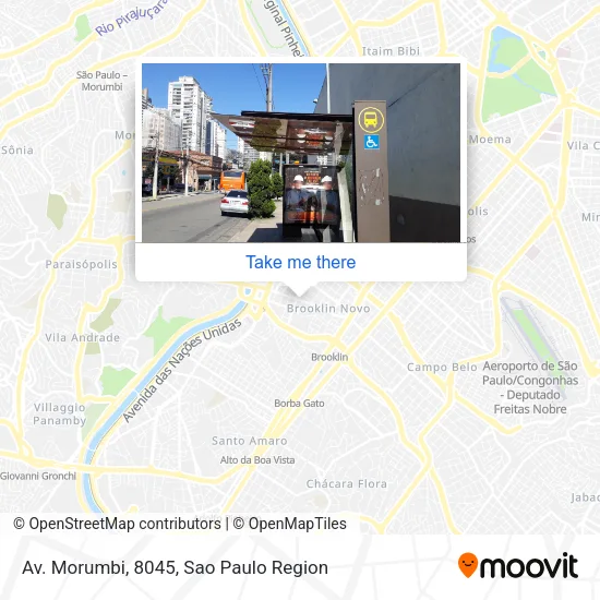 Mapa Av. Morumbi, 8045