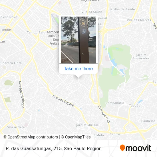 R. das Guassatungas, 215 map