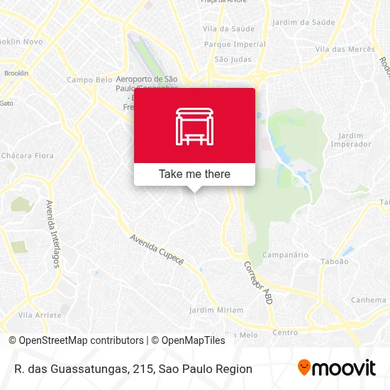 R. das Guassatungas, 215 map