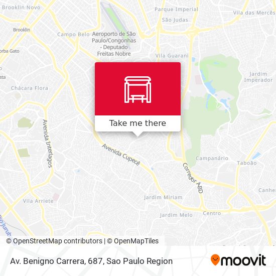 Mapa Av. Benigno Carrera, 687