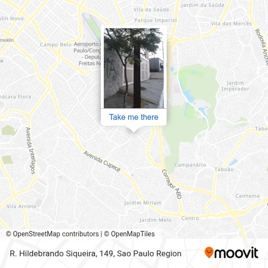 R. Hildebrando Siqueira, 149 map