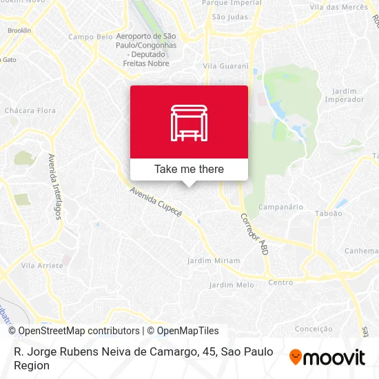 R. Jorge Rubens Neiva de Camargo, 45 map