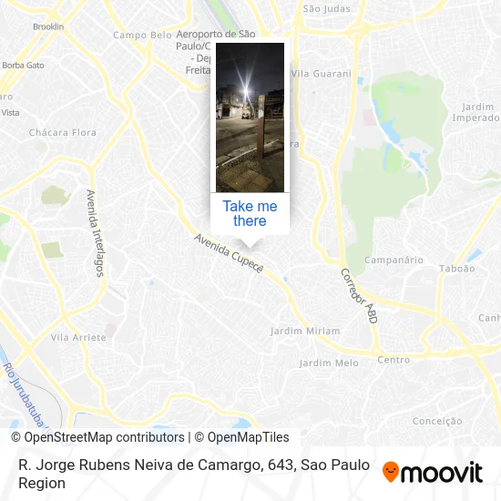 R. Jorge Rubens Neiva de Camargo, 643 map