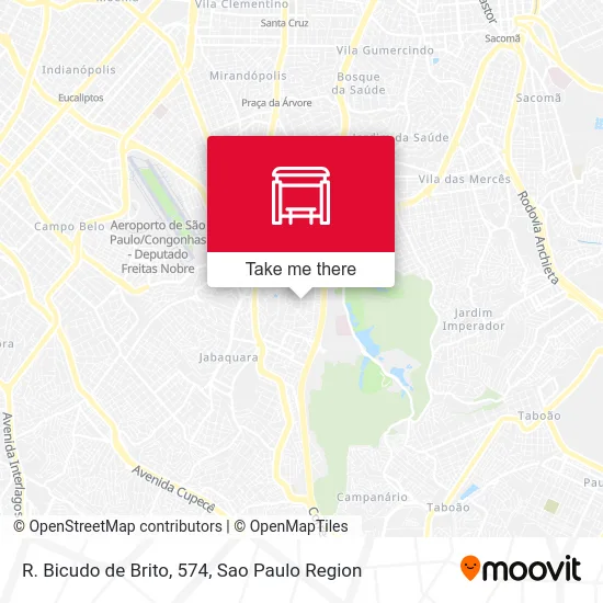 R. Bicudo de Brito, 574 map