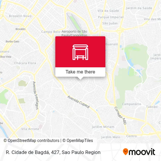 R. Cidade de Bagdá, 427 map