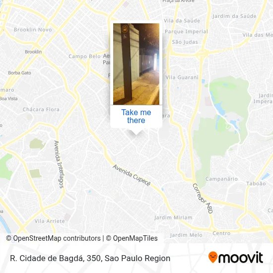 R. Cidade de Bagdá, 350 map