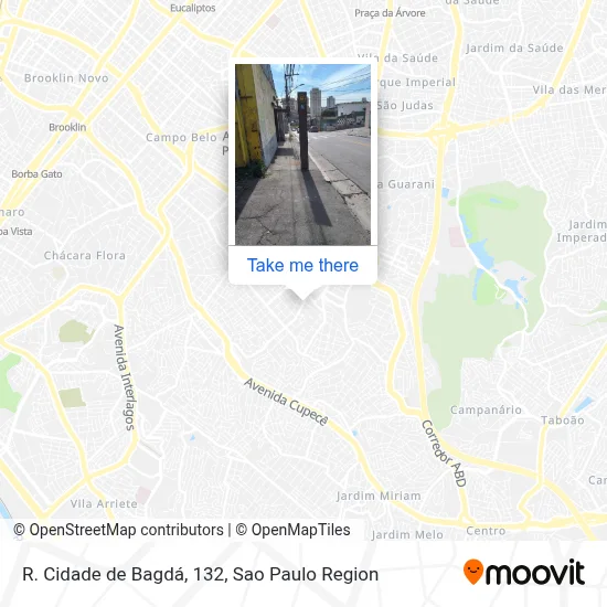 R. Cidade de Bagdá, 132 map