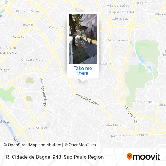 R. Cidade de Bagdá, 943 map