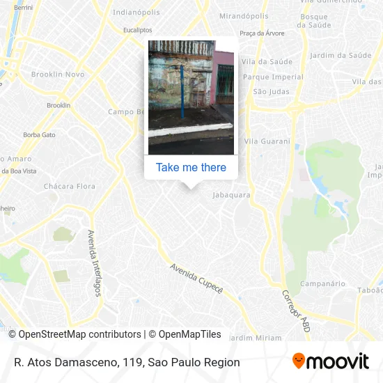 R. Atos Damasceno, 119 map