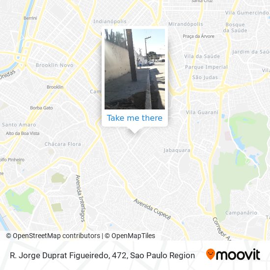 R. Jorge Duprat Figueiredo, 472 map