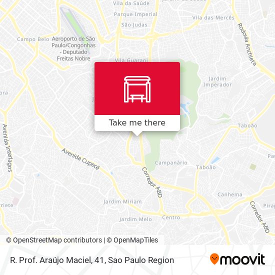 R. Prof. Araújo Maciel, 41 map