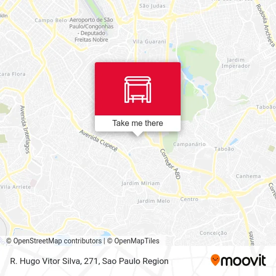 R. Hugo Vitor Silva, 271 map