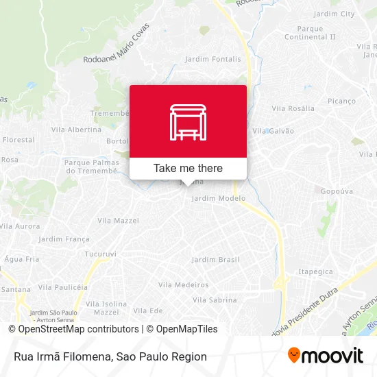 Rua Irmã Filomena map