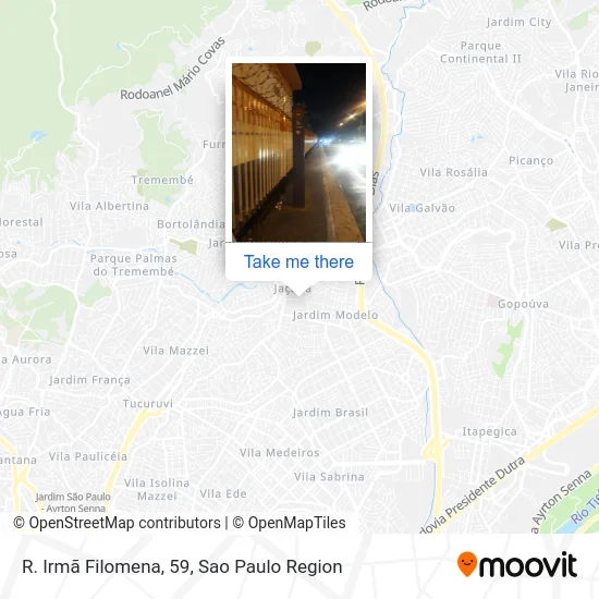 R. Irmã Filomena, 59 map