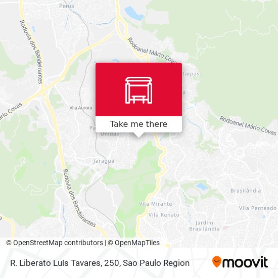 R. Liberato Luís Tavares, 250 map