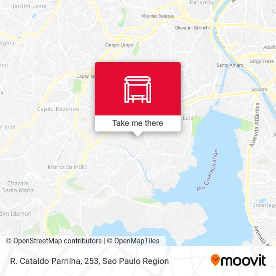 R. Cataldo Parrilha, 253 map