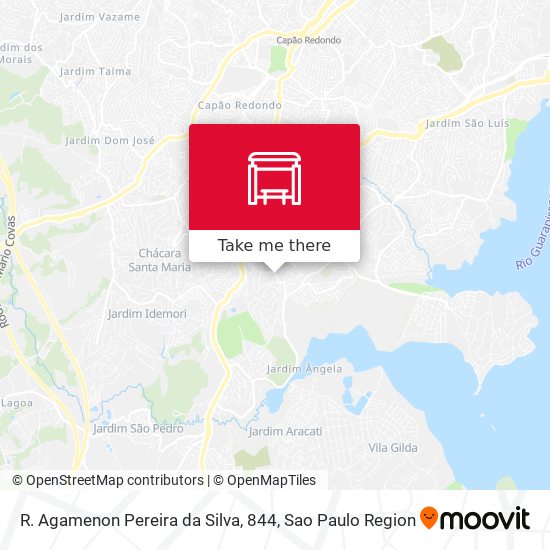 R. Agamenon Pereira da Silva, 844 map