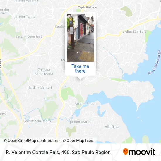 R. Valentim Correia Pais, 490 map