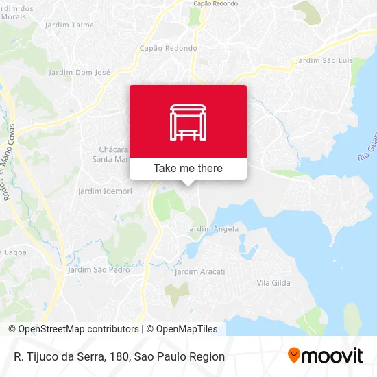R. Tijuco da Serra, 180 map