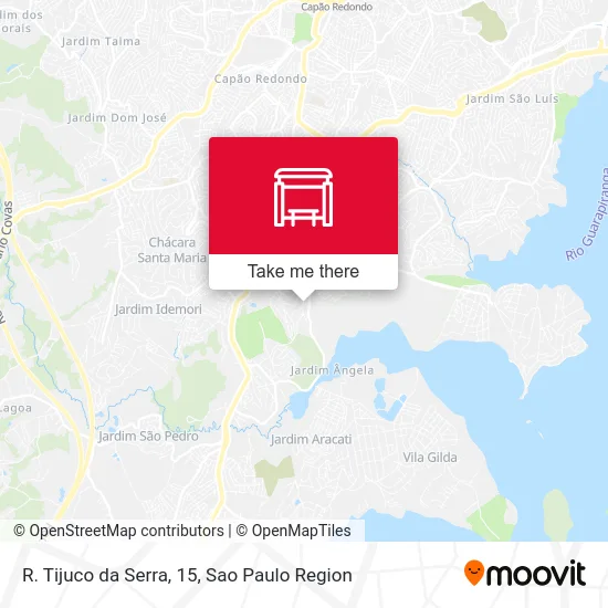 R. Tijuco da Serra, 15 map