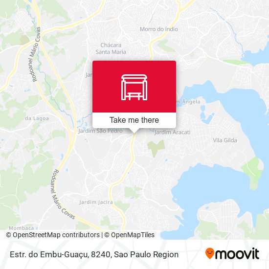 Estr. do Embu-Guaçu, 8240 map