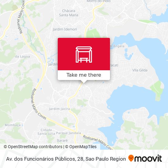 Av. dos Funcionários Públicos, 28 map