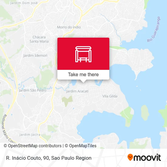 R. Inácio Couto, 90 map