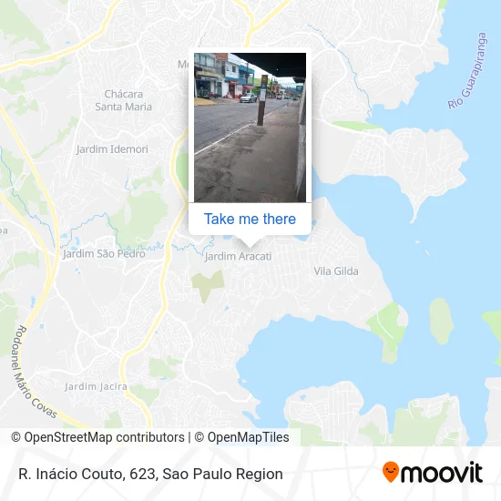 R. Inácio Couto, 623 map