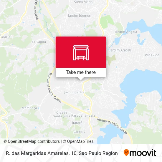 R. das Margaridas Amarelas, 10 map