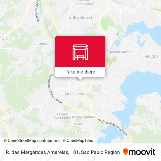 R. das Margaridas Amarelas, 101 map