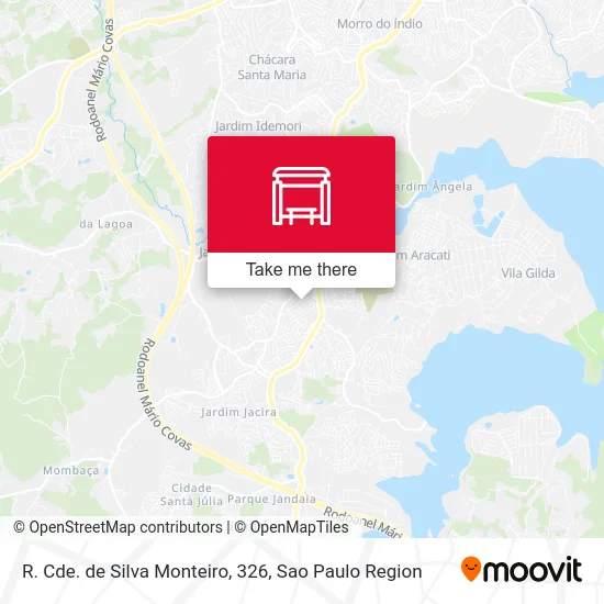 R. Cde. de Silva Monteiro, 326 map