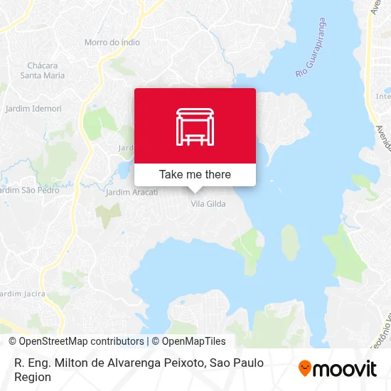 R. Eng. Milton de Alvarenga Peixoto map