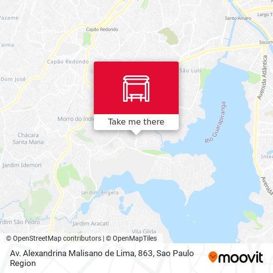 Av. Alexandrina Malisano de Lima, 863 map