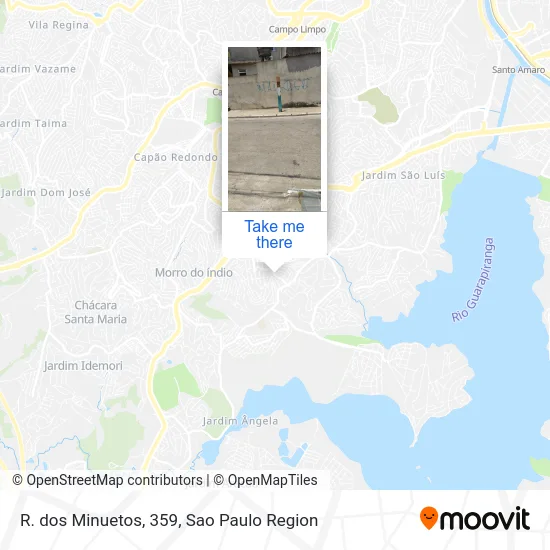 R. dos Minuetos, 359 map