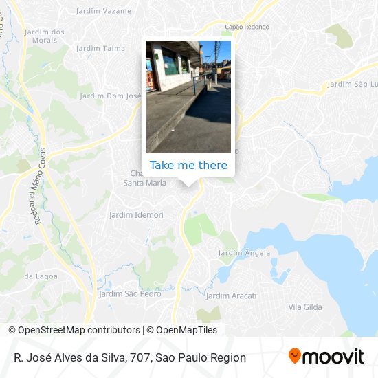 R. José Alves da Silva, 707 map