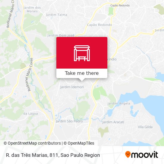 R. das Três Marias, 811 map