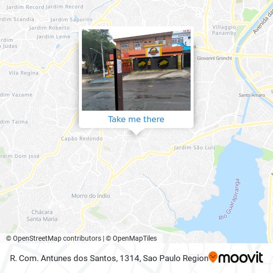 R. Com. Antunes dos Santos, 1314 map