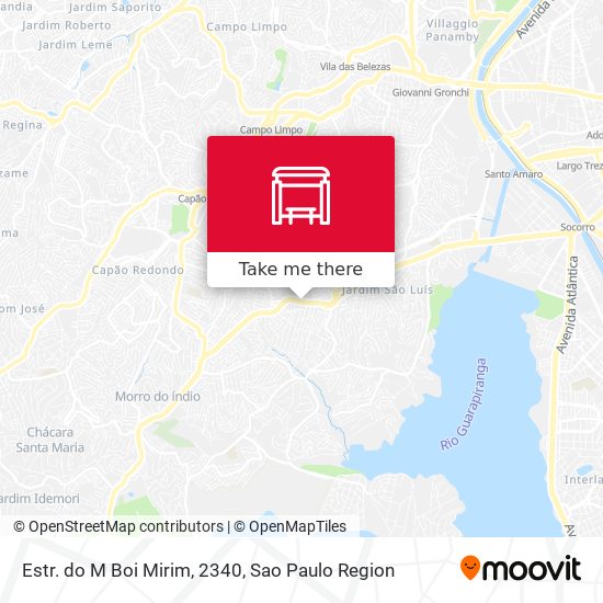 Estr. do M Boi Mirim, 2340 map