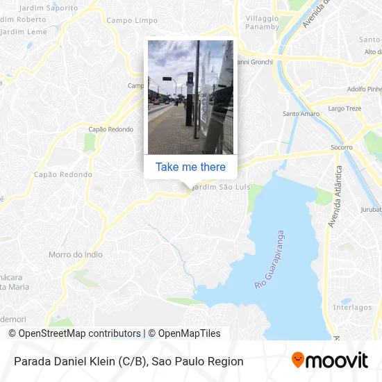 Parada Daniel Klein (C/B) map