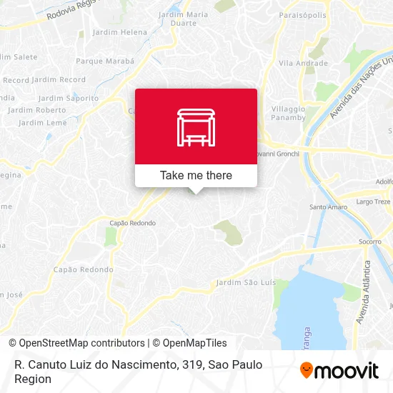 R. Canuto Luiz do Nascimento, 319 map