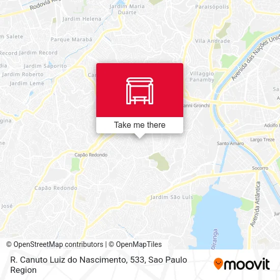 R. Canuto Luiz do Nascimento, 533 map