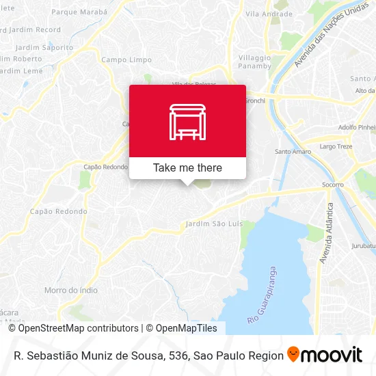R. Sebastião Muniz de Sousa, 536 map
