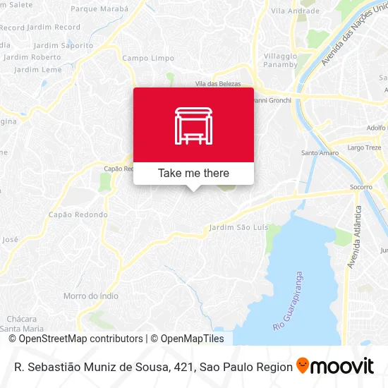 R. Sebastião Muniz de Sousa, 421 map