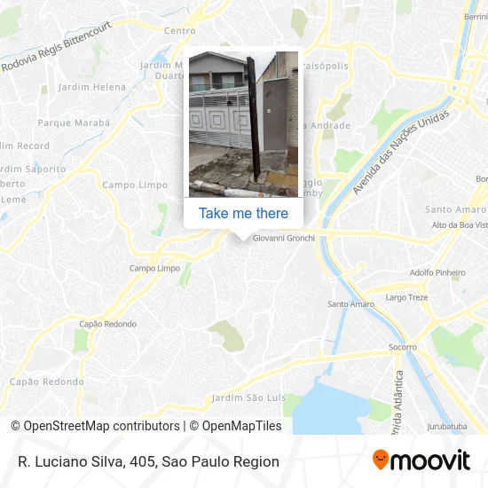 R. Luciano Silva, 405 map