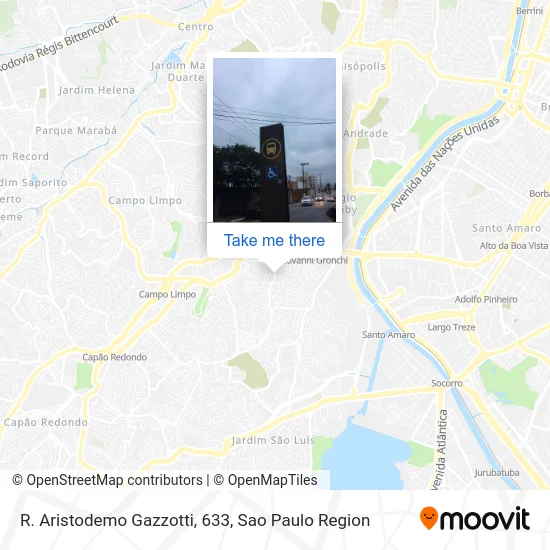 R. Aristodemo Gazzotti, 633 map