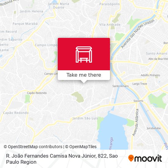 R. João Fernandes Camisa Nova Júnior, 822 map