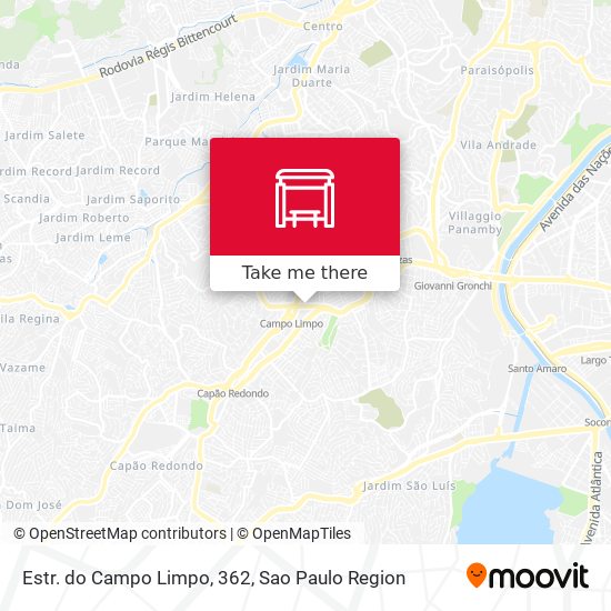 Estr. do Campo Limpo, 362 map