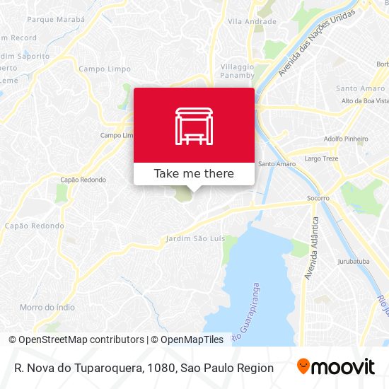 R. Nova do Tuparoquera, 1080 map