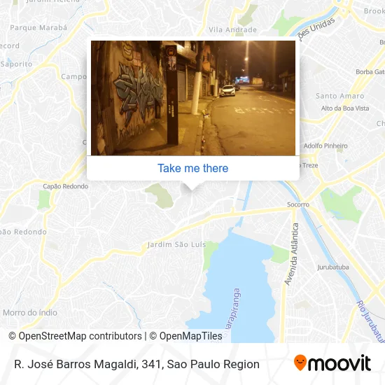 R. José Barros Magaldi, 341 map